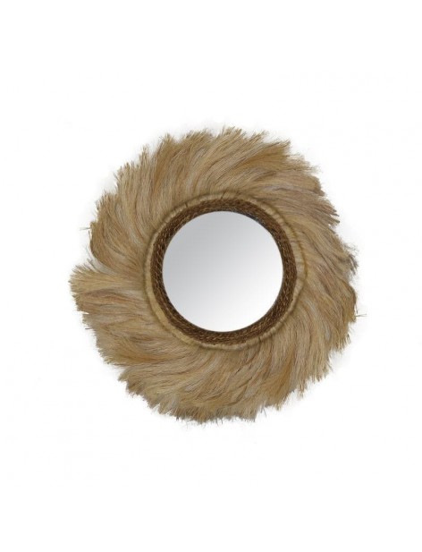 Miroir en feuilles d'abaca