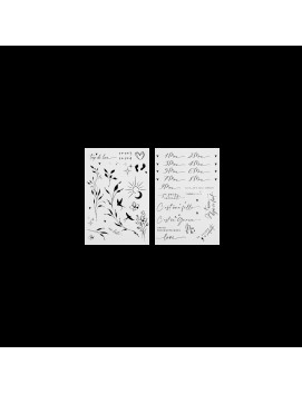 Tatouage de grossesse - Noir