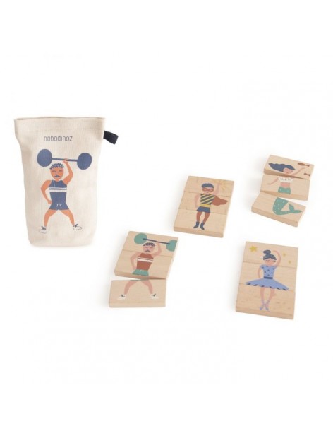 Jeu en bois - Méli mélo